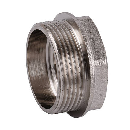 Футорка 1 1/2"х1" НВ нікельована NF753S OPTIMUM, фото 2