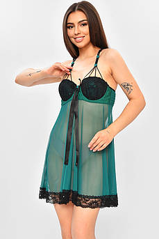 Пеньюар жіночий зеленого кольору чашка В р.44-46 204289M