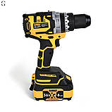 Акумуляторна дриль ударний шуруповерт DeWALT 36V 150 Нм, 2 АКБ 6Ач, кейс, 16 мм, фото 5