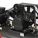 Компресор, 300 л, 11,0 кВт, 380 В, 10 атм, 1600 л/хв, 3 циліндри INTERTOOL PT-0050, фото 7