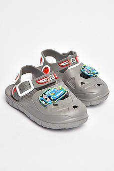 Сандалі дитячі піна для хлопчика сірого кольору р.18 204339M