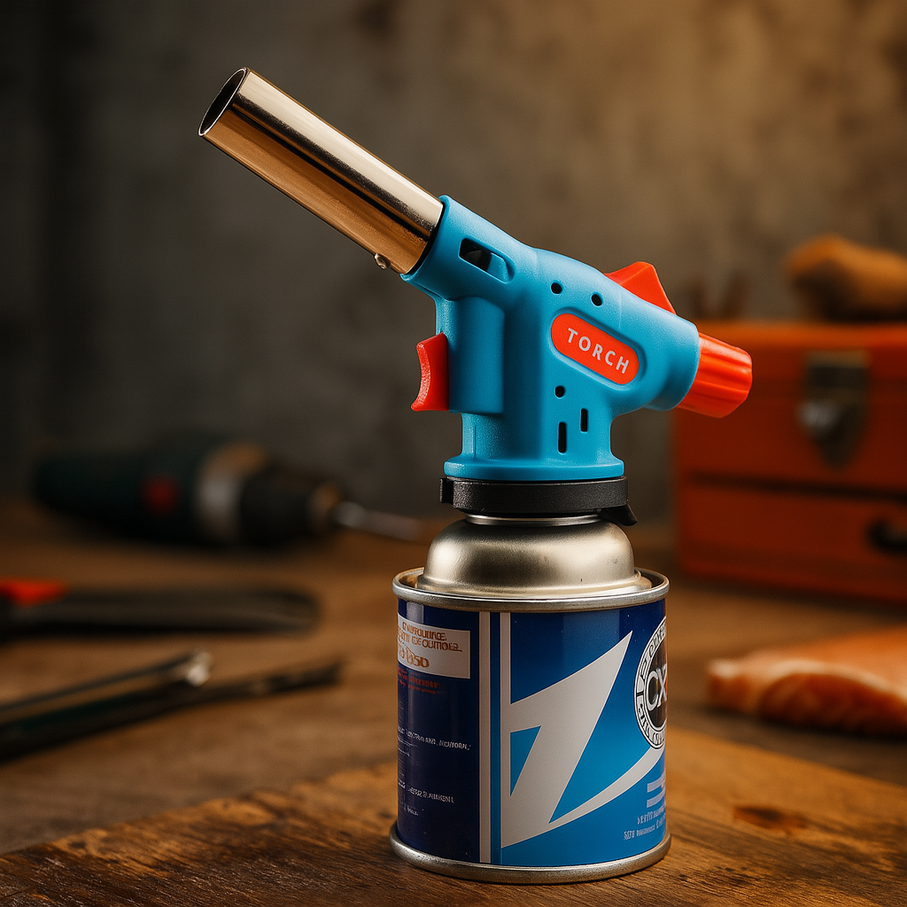 Газовий пальник з п'єзопідпалом FIRE BIRD TORCH №513 для кухні, пайки, кемпінгу та розпалювання вогню