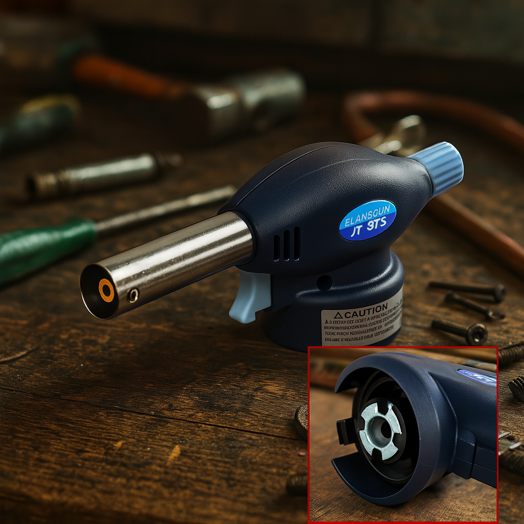 Газовий пальник з п'єзопідпалом MULTI PURPOSE TORCH 915 для пайки, розігріву та розпалювання