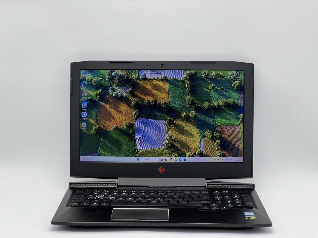 Б/в Ігровий ноутбук Б-клас HP Omen 15-ce198wm 15.6" 1920x1080| i7-8750H| 16GB RAM| 960GB SSD| GTX 1060 6GB