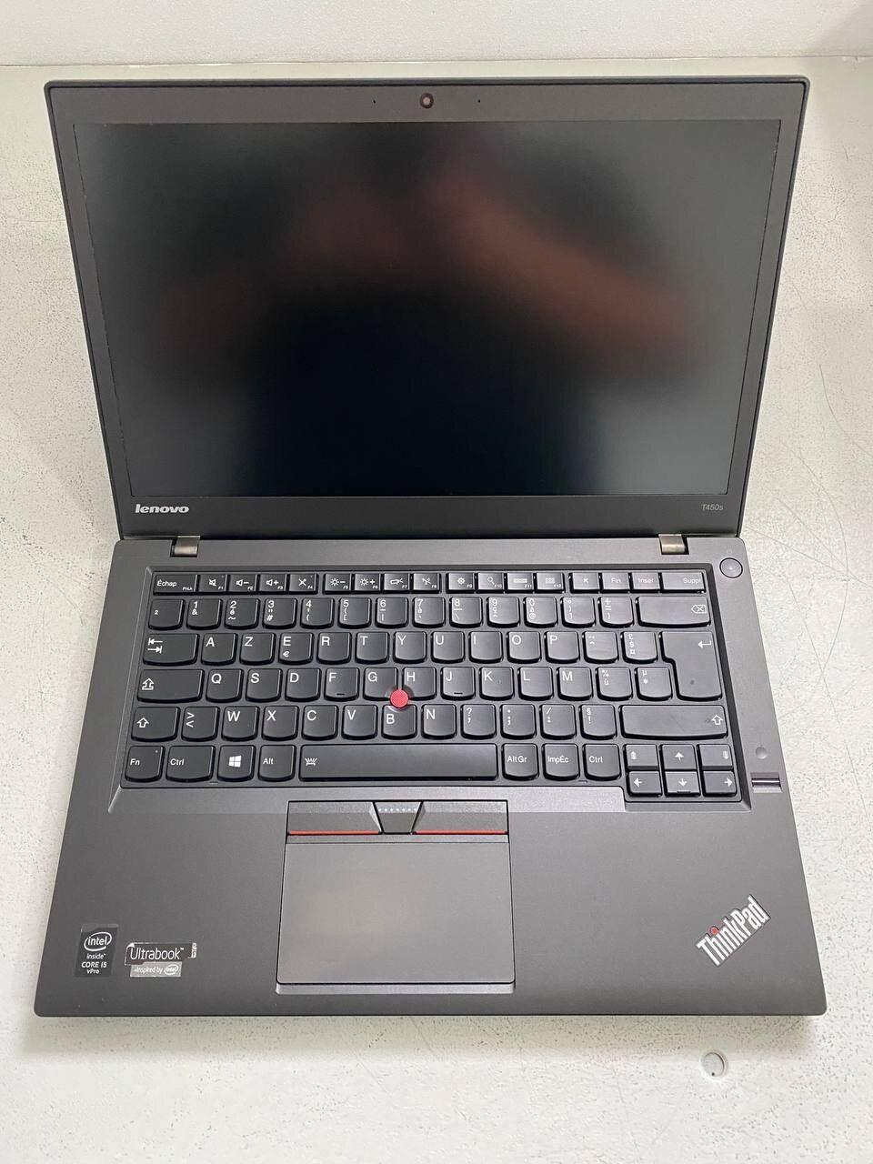 Б/в Ноутбук Lenovo ThinkPad T450s 14" 1600x900| Core i5-5300U| 8 GB RAM| 128 GB SSD| HD 5500