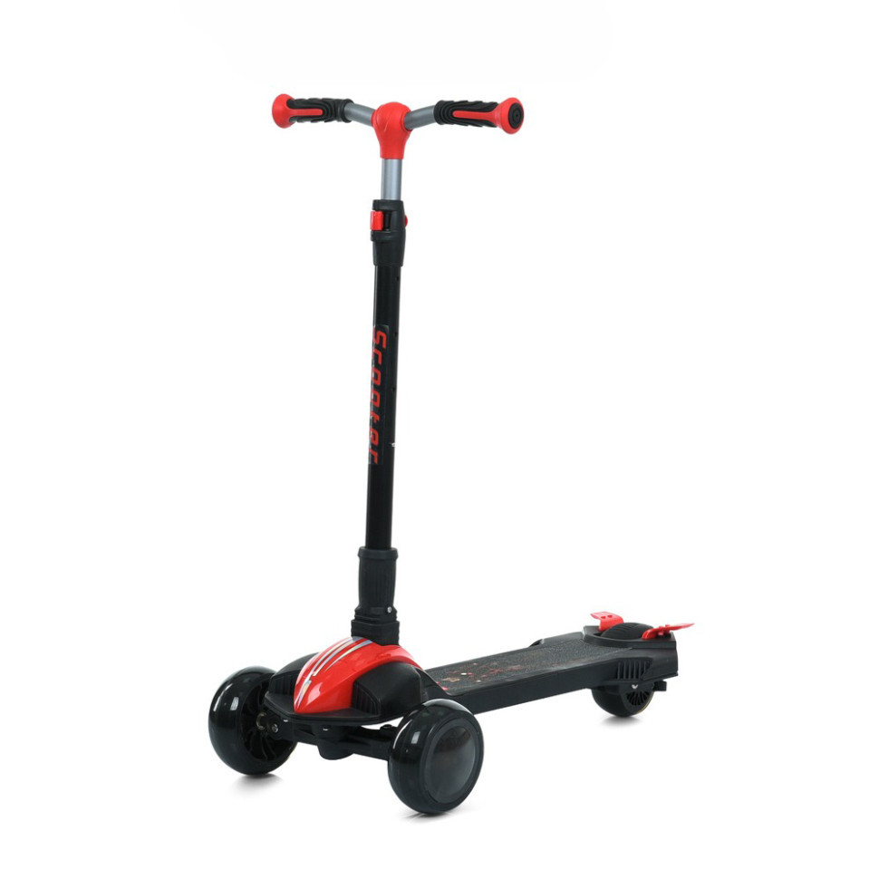 Самокат дитячий триколісний JR3-132-R, колеса зі світлом, фото 1