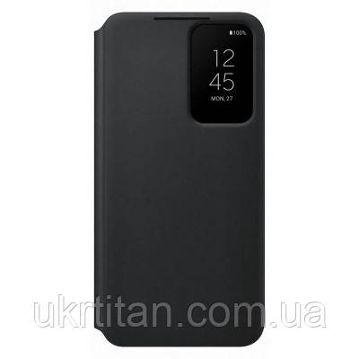 Оригінал! Чохол до мобільного телефона Samsung Smart Clear View Cover Galaxy S22 Black (EF-ZS901CBEGRU) - Вища Якість!, фото 1