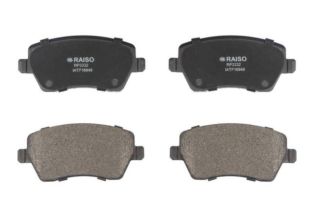 Колодки гальмівні передні Raiso(Швеція) Dacia Dokker, Дачія Доккер 08- #RP3332 UAMNHCN7, фото 2