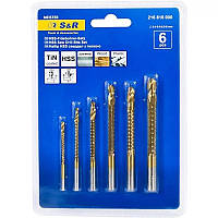Набір свердел для металу S&R Meister (216816000) 6 шт.