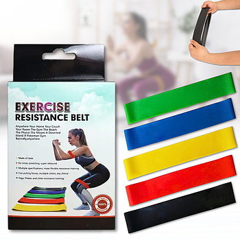 Набір гумок для фітнесу Exercise Resistance Belt 0101 5 шт