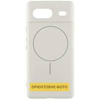 Чохол Silicone Cover Lakshmi Full Camera (AA) with MagFit для Google Pixel 7a Білий / White