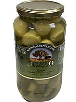 Оливки гігант Bravo Kimbo з корнішонами 1 кг., фото 5