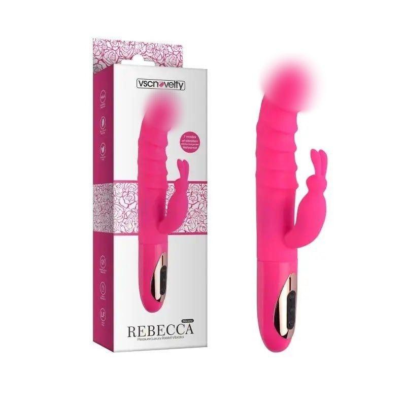 Імітатор фалоса з вібрацією, вібро-ділдо Pleasure Luxury Rebecca 7 швидкостей, водонепроникний, фото 1