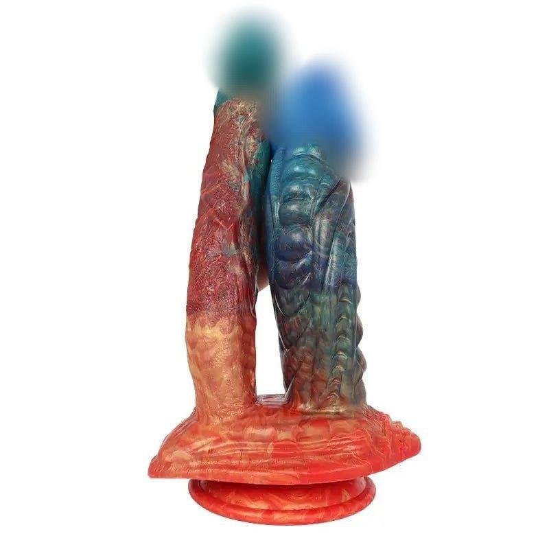 Фалоімітатор фістинг, U-подібний Tenacious Double Dildo Ambilight, двоголовий симуляційний пеніс