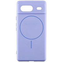 Чохол Silicone Cover Lakshmi Full Camera (AA) with MagFit для Google Pixel 7 Бузковий / Dasheen