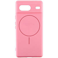 Чохол Silicone Cover Lakshmi Full Camera (AA) with MagFit для Google Pixel 7 Рожевий / Light pink