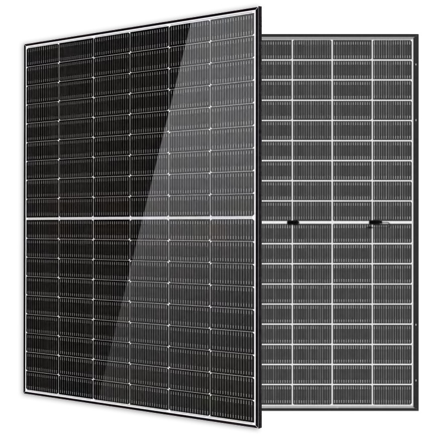 Сонячна батарея HORAY HS440TC-MHO-D фотомодуль 440Вт КПД 25.53% чорна рамка двостороння