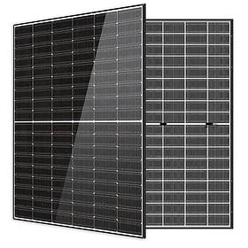 Сонячна батарея HORAY HS440TC-MHO-D фотомодуль 440Вт КПД 25.53% чорна рамка двостороння