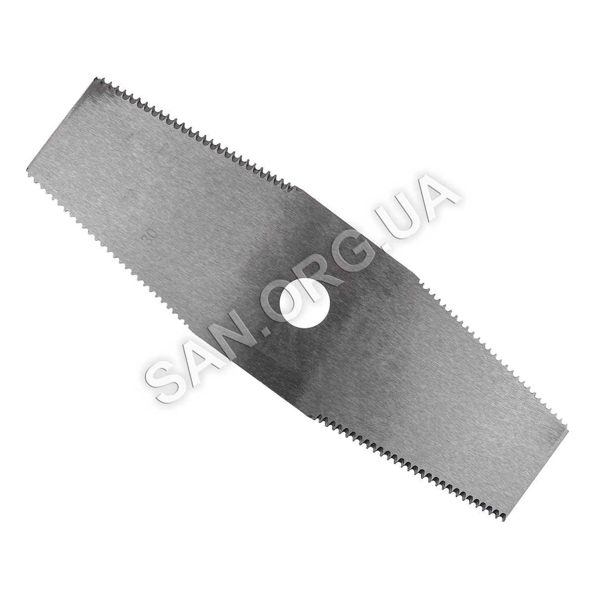Ніж для Мотокоси 2Т нержавіюча сталь з зубами 305 мм. h-1.3 мм Прямий, фото 1