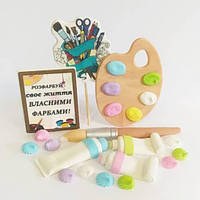 "Палітра" декоративний цукровий набір для прикрашання тортів та десертів ТМ Кондекортех