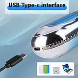 Машинка для стрижки волосся з титановими лезами KEMEI, фото 6