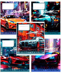 Зошит шкільний 96 аркушів, клітинка, Yes "Sreet legend" 767913