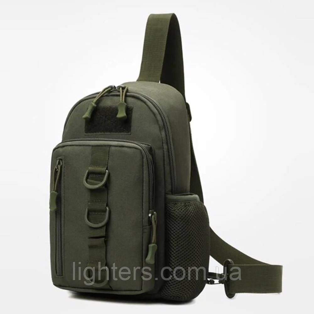 Тактична сумка рюкзак Hobart військова олива сумка на плече водонепроникна LG504 армійські сумки Hobart, фото 1