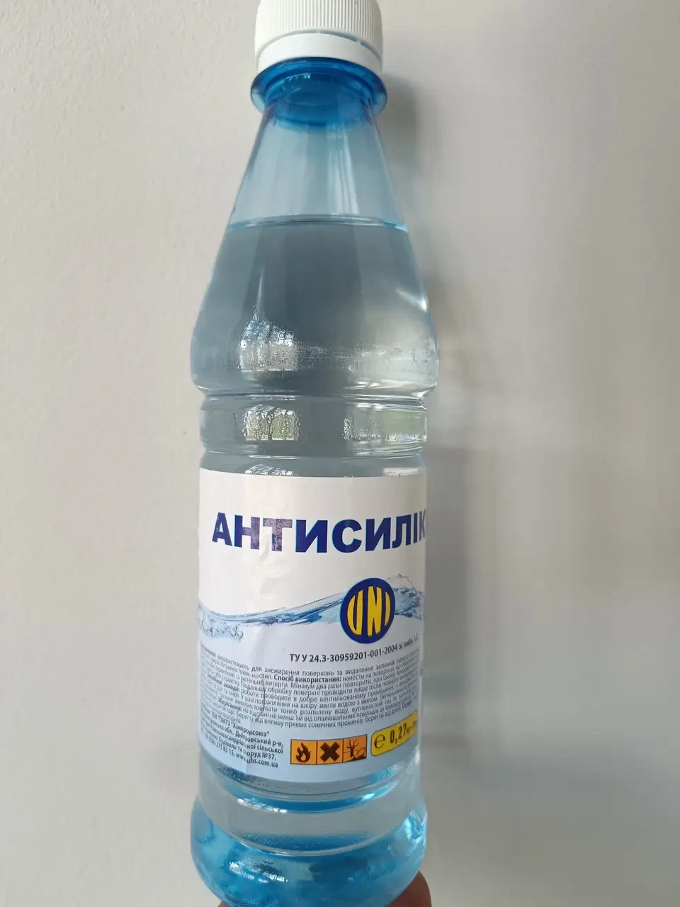 Розчинник "Антисилікон" 0,8 л (0,47 кг) ПЕТ UNI, фото 1