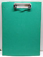 Папка планшет кліпборд A4 з металевим затискачем BG-1 / Зелена планшетка Бумвініл / кліпборд для паперів