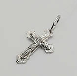 Хрест з розп'яттям зі срібла, фото 2
