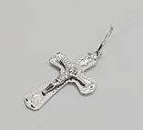 Хрест з розп'яттям зі срібла, фото 2