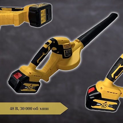 Акумуляторна повітродувка BULL-TECH BT-5050Y 48 В, 30 000 об/хв, фото 1