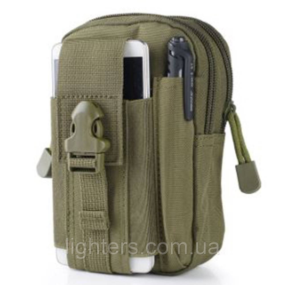 Тактична сумка Cahil армійська олива поясна сумка з тримачем для телефона B471 тактичні сумки олива, фото 1
