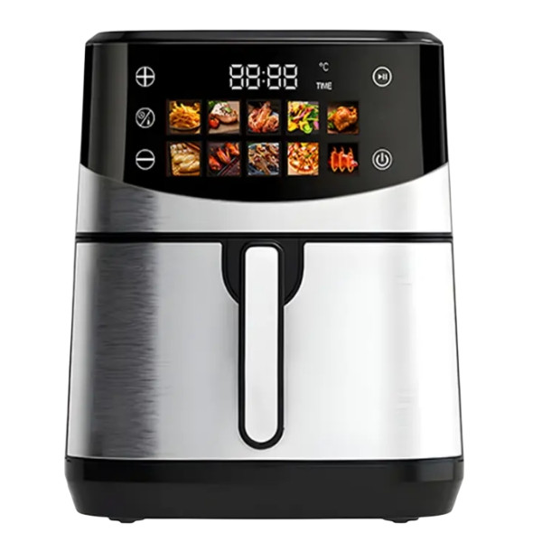 Аерофритюрниця 10л 2200Вт Sokany SK-10095 Чорна з сірим, фото 1