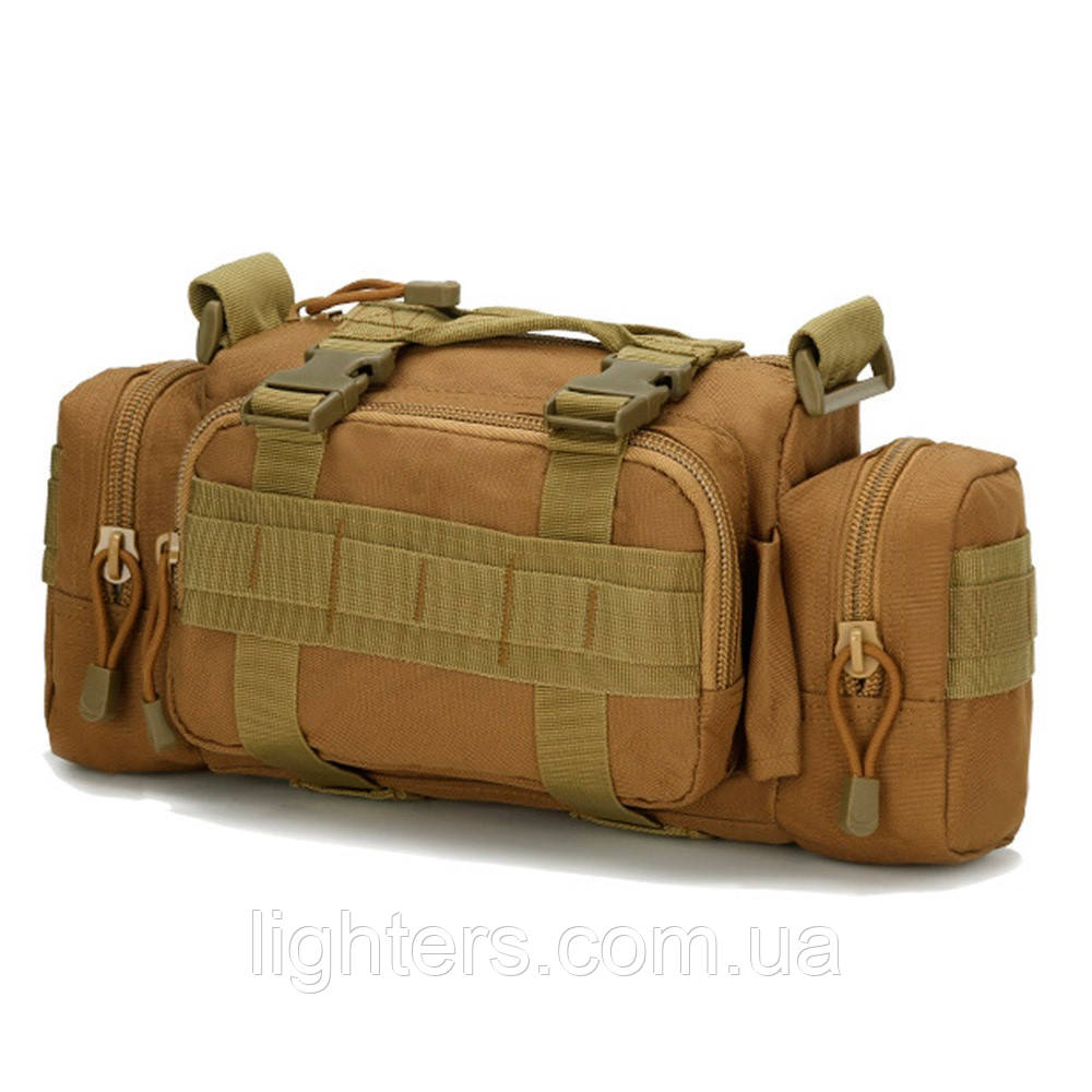 Тактична сумка поясна Minik-478 армійська хакі сумка на плече водонепроникна 7L тактичні сумки Minik, фото 1