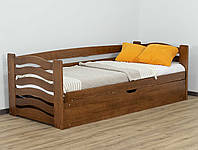 Дерев'яне ліжко з підйомним механізмом Міккі Маус ТМ Дрімка