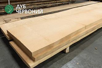 Дошка обрізна з дуба червоного 32 мм, 1 ґатунок