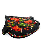 Ключниця Петриківський розпис ручної роботи з дерева 20х18,5х1,5 см КАЛИНА Український сувенір, фото 3