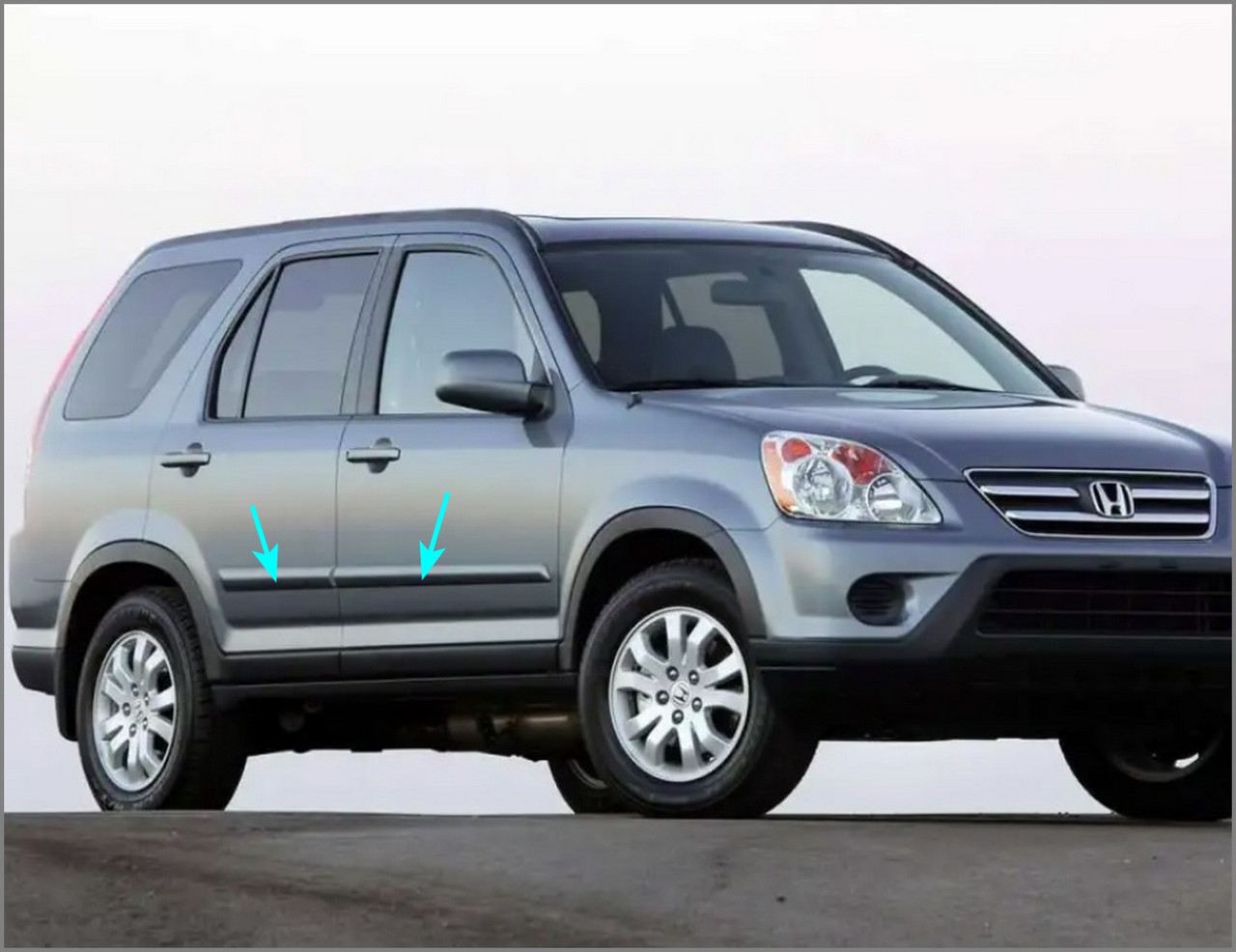 Молдинги на двері Honda CR-V 2001-2006, фото 1