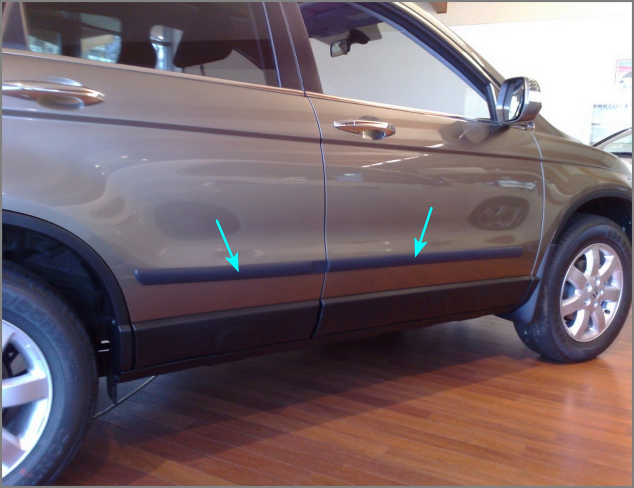 Молдинги на двері для Honda CR-V Mk3 2006-2012, фото 1