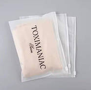 Матовий SLIDER пакет 25x20 см із замком Зіп пакет слайдер оптом Пакети з логотипом для вашого бренду, фото 4