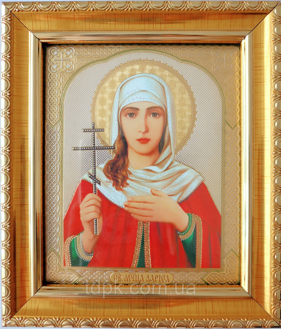 Ікона Св. мчц. Лариса 12,5 х 14,5, фото 1