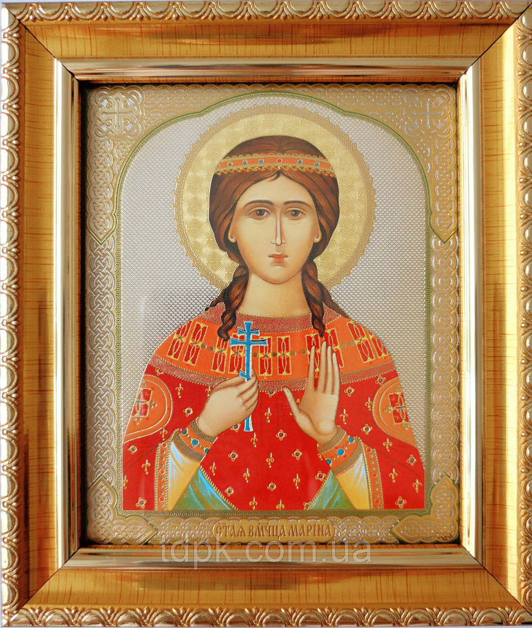 Ікона Св. вмчц. Марина 12,5 х 14,5, фото 1