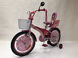 Дитячий двоколісний велосипед із сидінням для ляльки Racer-girl 16 дюймів, фото 4