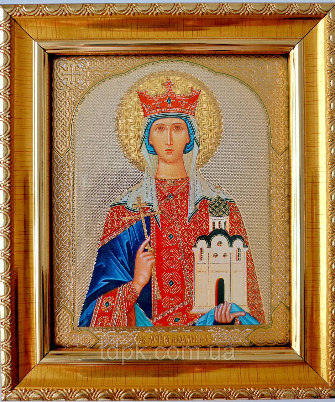 Ікона Св. мчц. Людмила 14,5 х 12,5, фото 1