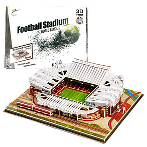 Стадіон Манчестер Юнайтед. Величезні 3D пазли "Old Trafford" Тривимірний конструктор-головоломка., фото 1