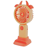 Мінівентилятор Chao Sheng CS1325 Вушка/Ріжки (встр. акум./4,2V/3р/підставка) 7,5*17 см в асорт.