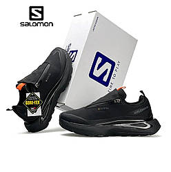 Чоловічі кросівки Salomon Odyssey ELMT Advanced Black Orange, кеди42 нейлон текстиль, Чоловіче взуття