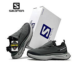 Чоловічі кросівки Salomon Odyssey ELMT Advanced Khaki Grey, кеди 43 нейлон текстиль, Чоловіче взуття