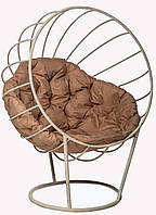 Крісло-шар на ніжці 150 кг Бежеве